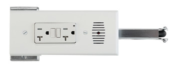 Docking Drawer, Style 24 Flush Powering Outlet, with 2 x AC GFCI Outlets with Thermostat Reset Feature