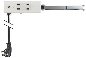 Docking Drawer, 21 Slim USB, for ≤ 21 Cabinet Depths; with 4 x USB Ports