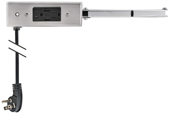 Docking Drawer, 21 Slim, for ≤ 21 Cabinet Depths; with 2 x Outlets and 2 x USB Ports
