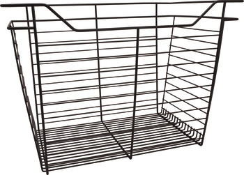 Wire Closet Basket, with Full Extension Slides