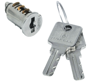 Cylinder Core, VCS18, for Reversible Key with 2 Keys