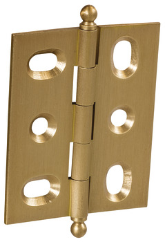 Decorative Butt Hinge, Mortise, Ball Finial