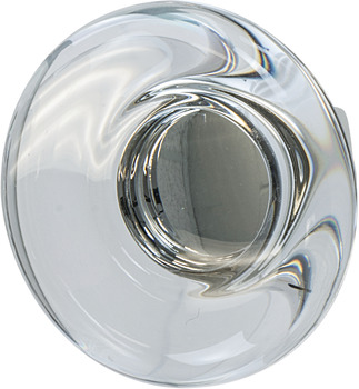 Knob, Aluminum & Synthetic Crystal, Ø44 mm