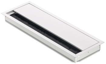 Anodized Aluminum Grommet, Rectangular with Lid and Brush