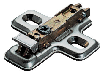 Clip Mounting Plate, Salice, without Pre-Installed Mounting Screws
