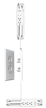 Sleek Socket®, Häfele, Above and below Cabinet 3 Outlet Power Strip