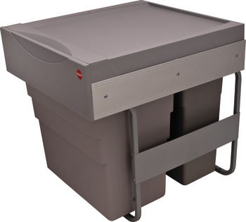 Waste Bin Pull-Out, Hailo Easy Cargo 50, Double