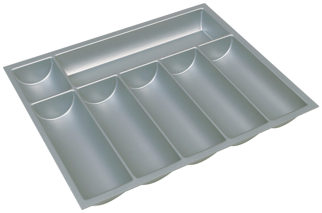 Häfele HAFELE PLASTIC CUTLERY TRAY INSERT ANTHRACITE D473mm FOR DRAWER W80cm 556.41.368 