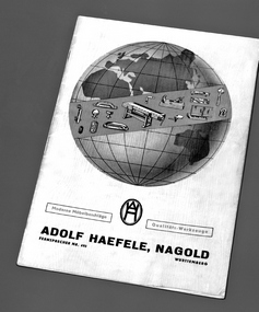First Häfele furniture fittings catalogue