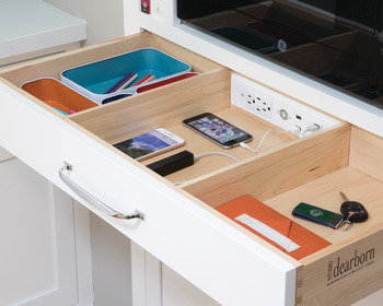 Docking Drawer, Blade with 2 x AC outlets